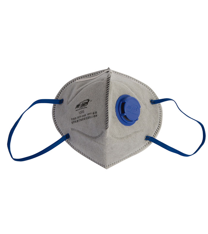 带阀折叠式有机蒸气异味及颗粒物防护口罩（耳戴式）